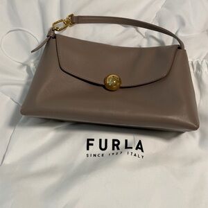 FURLA SFERA SOFT MINI BAG in grey